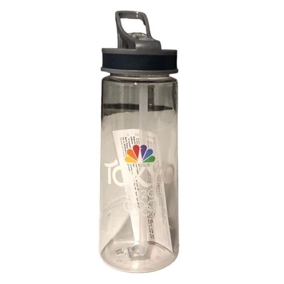 New NBC Tokyo 2020 Olympics Clear Water Bottle - Picture 1 of 4